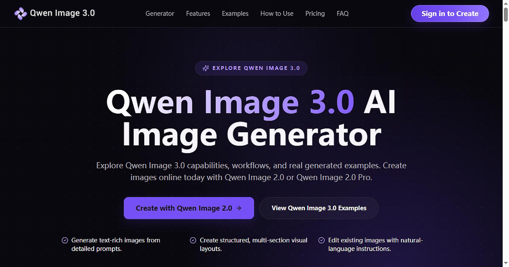 Qwen Image 3.0 screenshot 1