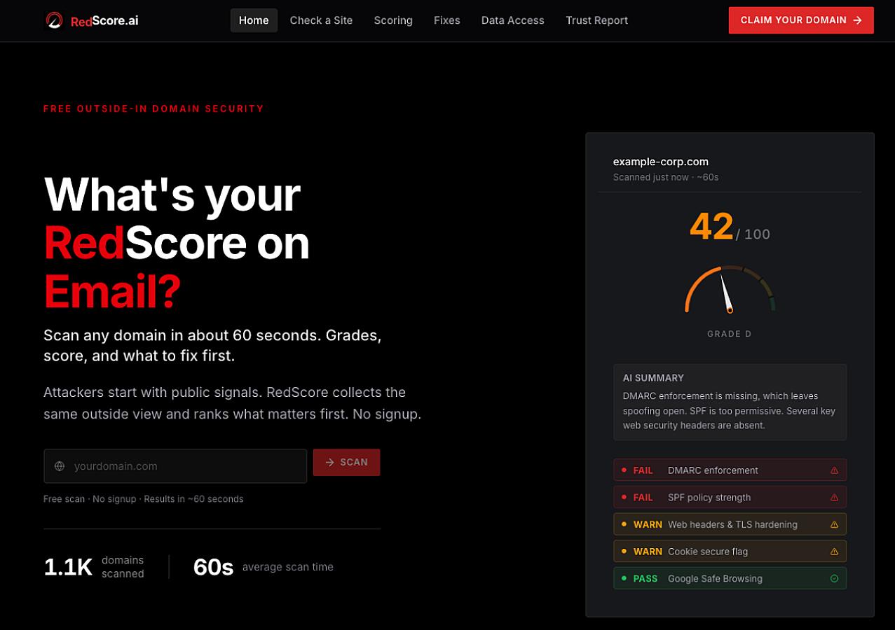 RedScore screenshot 1