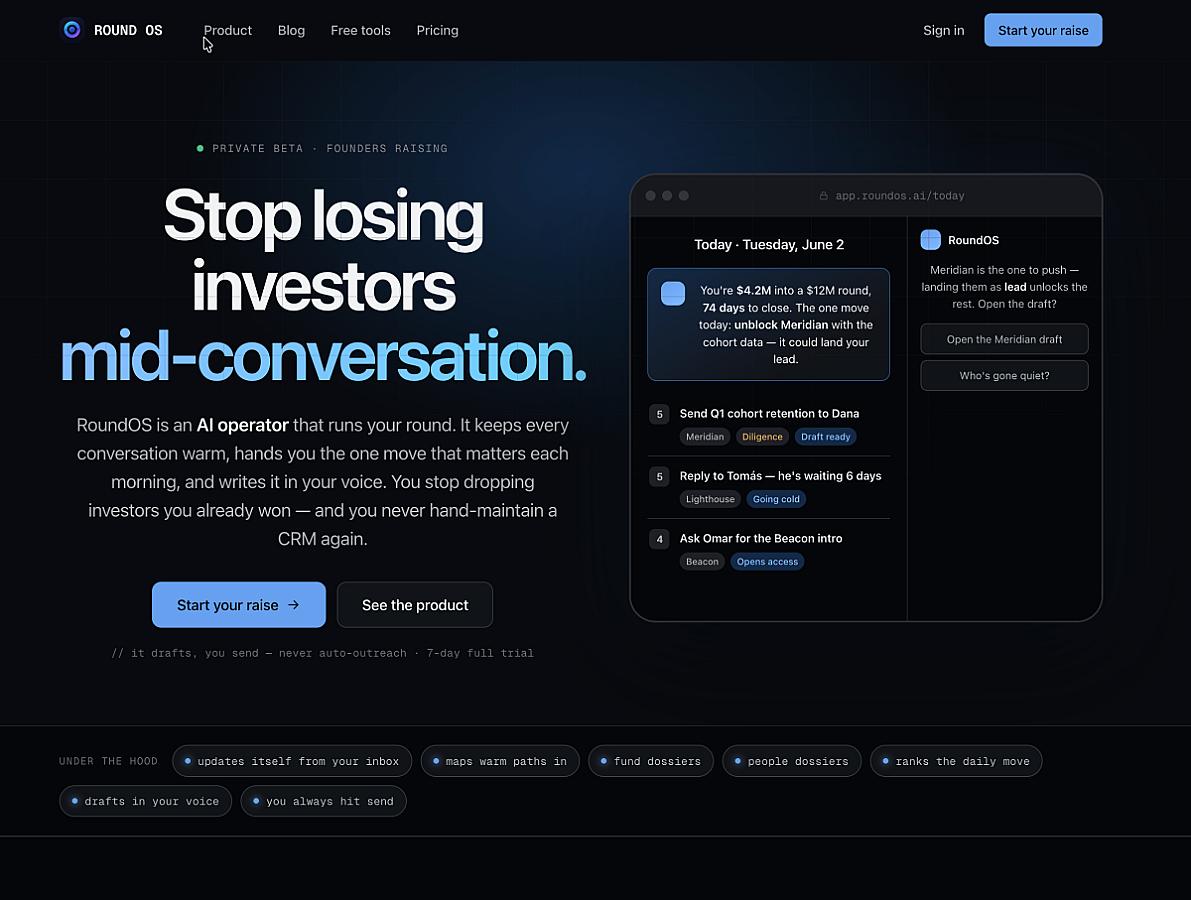 RoundOS screenshot 1