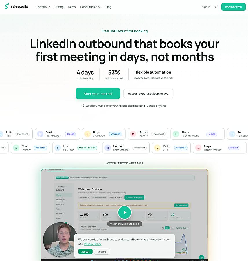 Salescadia screenshot 2