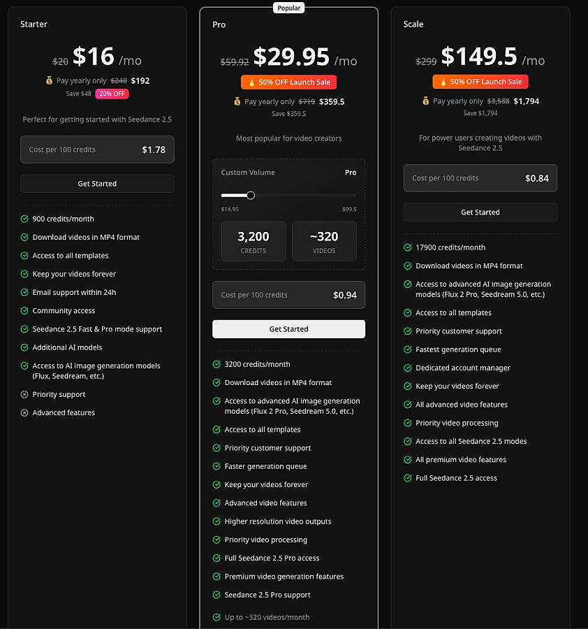Seedance 2.5 screenshot 1