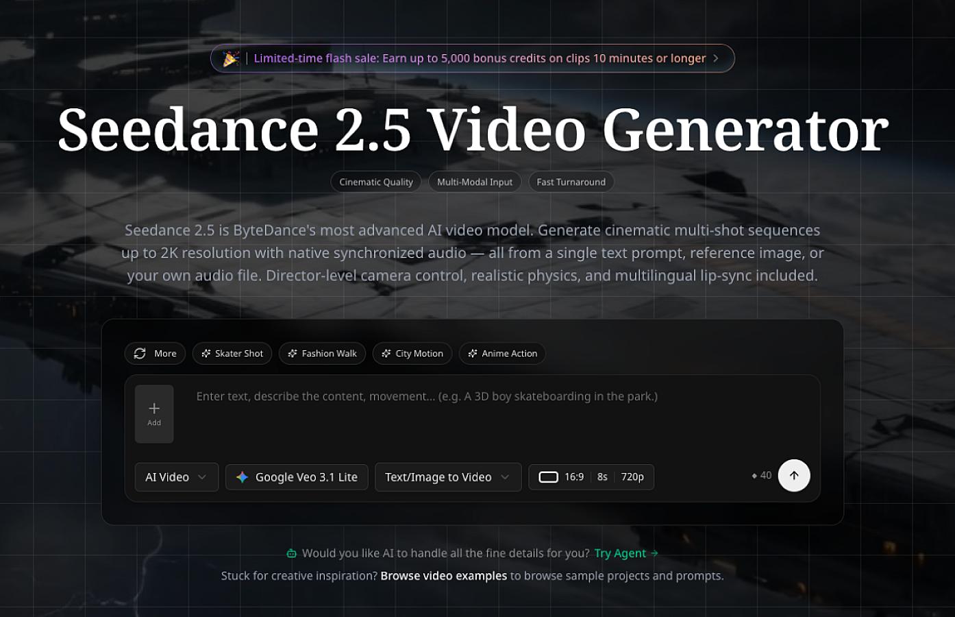 Seedance 2.5 screenshot 3