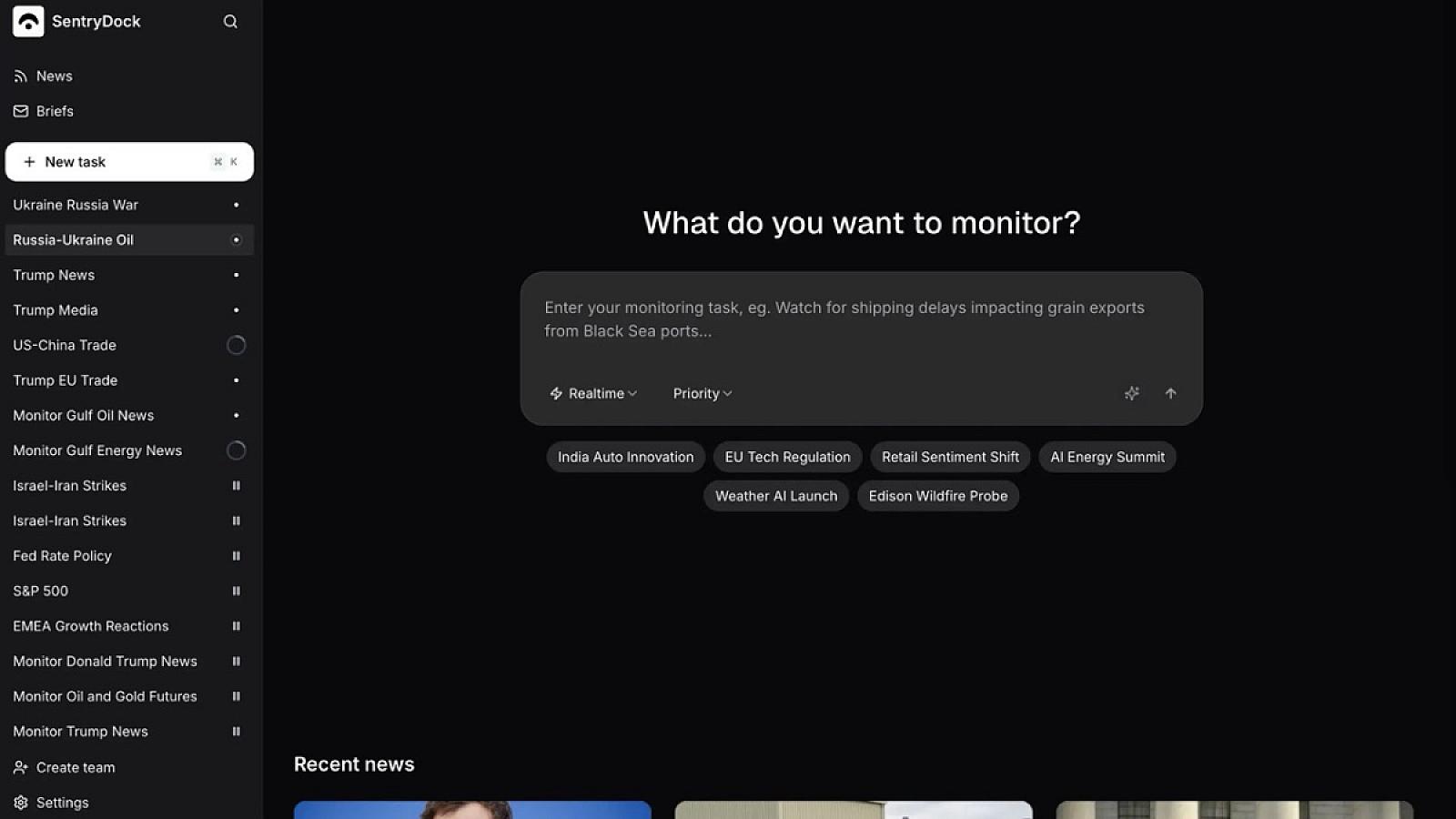 SentryDock screenshot 1
