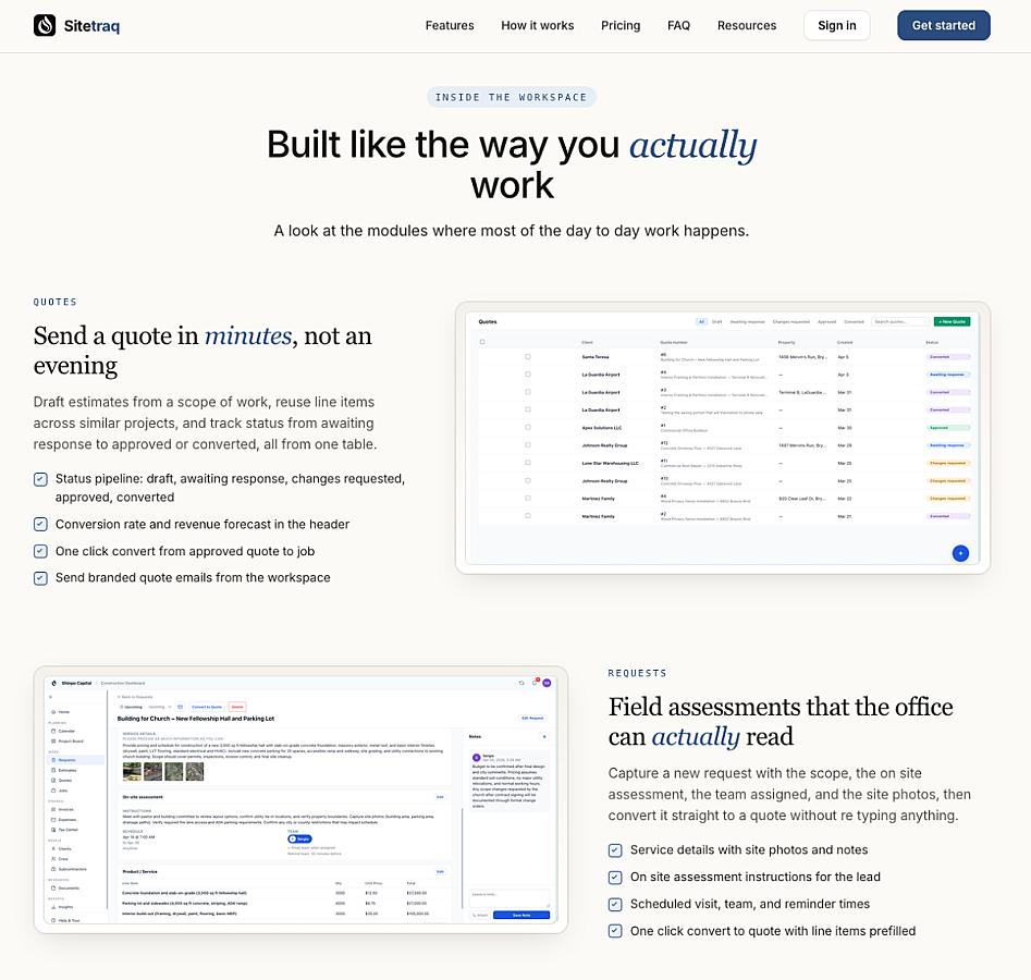 Sitetraq screenshot 1
