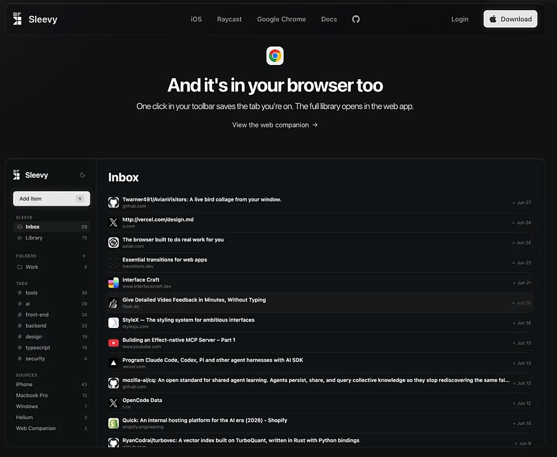 Sleevy screenshot 1