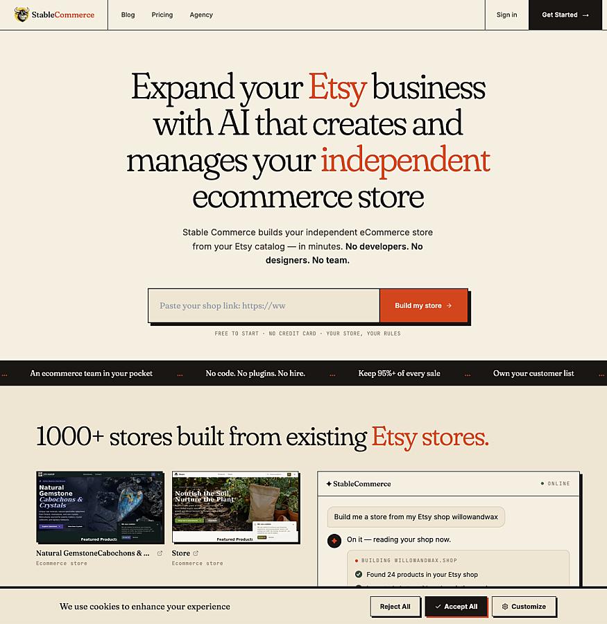 StableCommerce screenshot 1