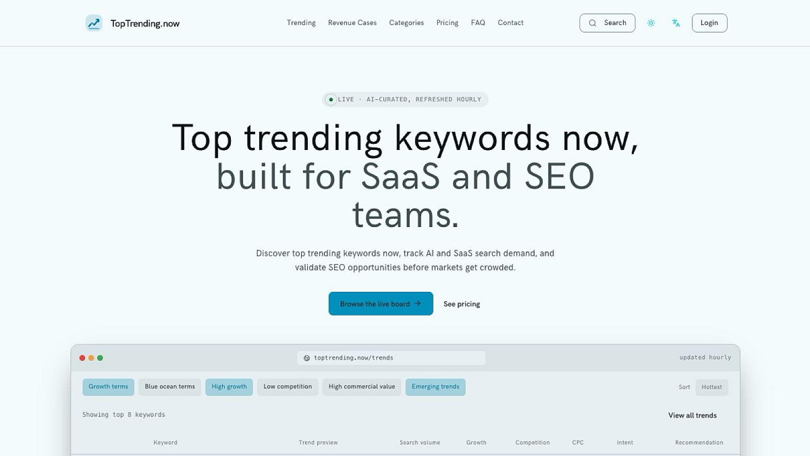 TopTrending.now screenshot 1