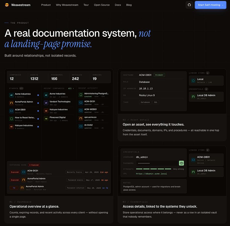 Weavestream screenshot 1