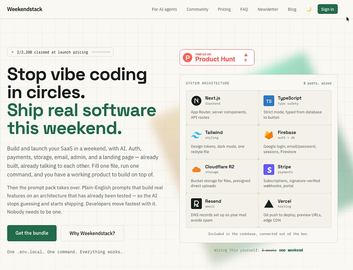 Weekendstack screenshot 3